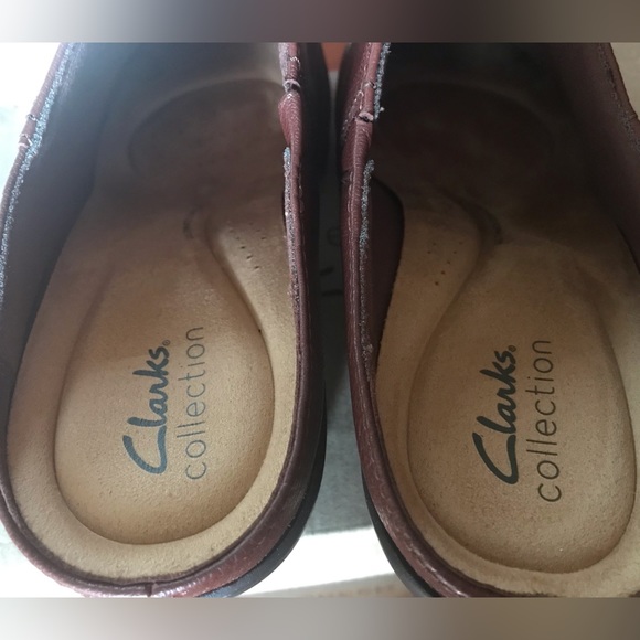 CLARKS Women's Emily Charm Slip-On Clogs-Dark Tan Size 10 NIB - Picture 6 of 11